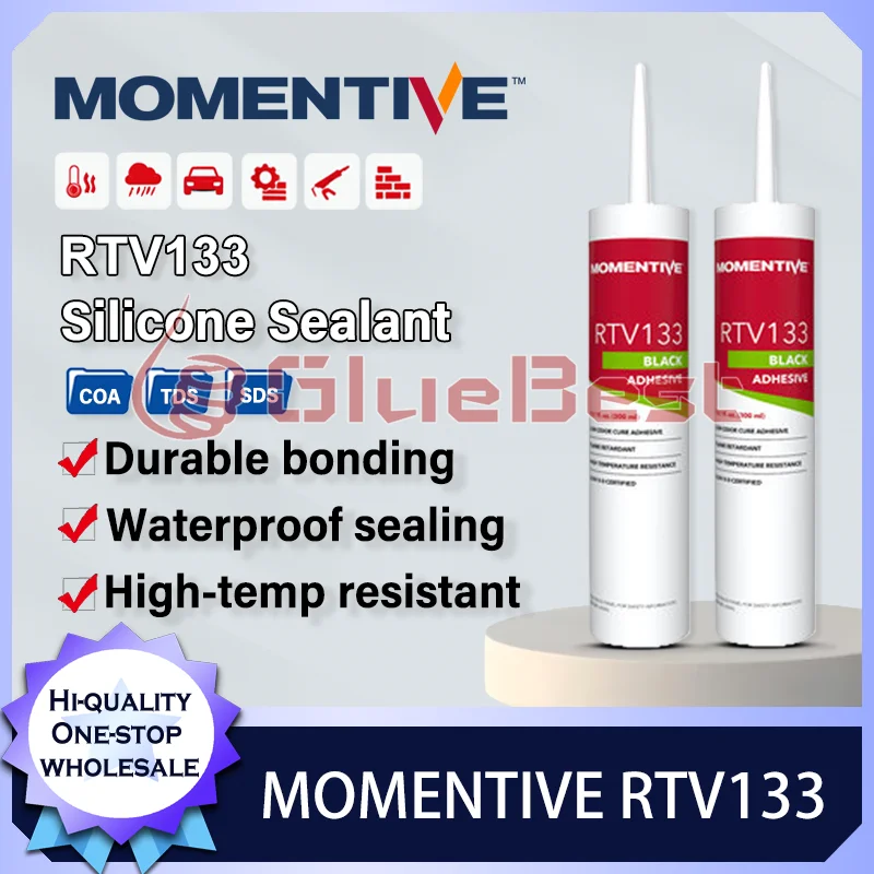 MOMENTIVE RTV133 300ml Silicone Sealant for High Temperature and Weather Resistance Industrial and Automotive Applications Brand