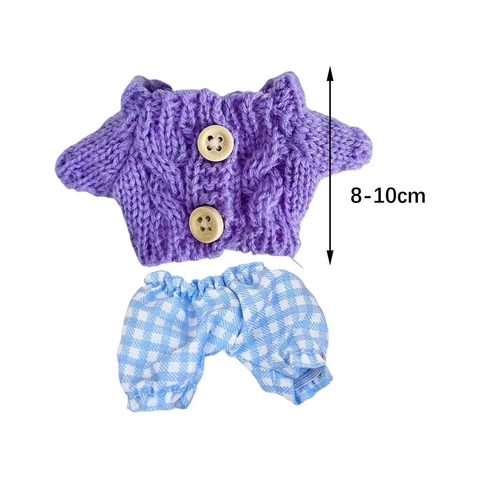 6 inch Doll Clothes Comfortable Dress up Doll Accessories Clothing Girl Doll Clothes Doll Pants Outifits for Pendant Doll Kids