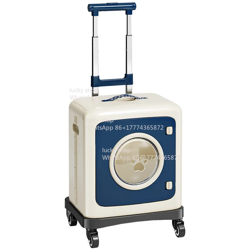 Pet Trolley Case Is Breathable and Convenient, Large-capacity Folding Box Outdoor Multi-function