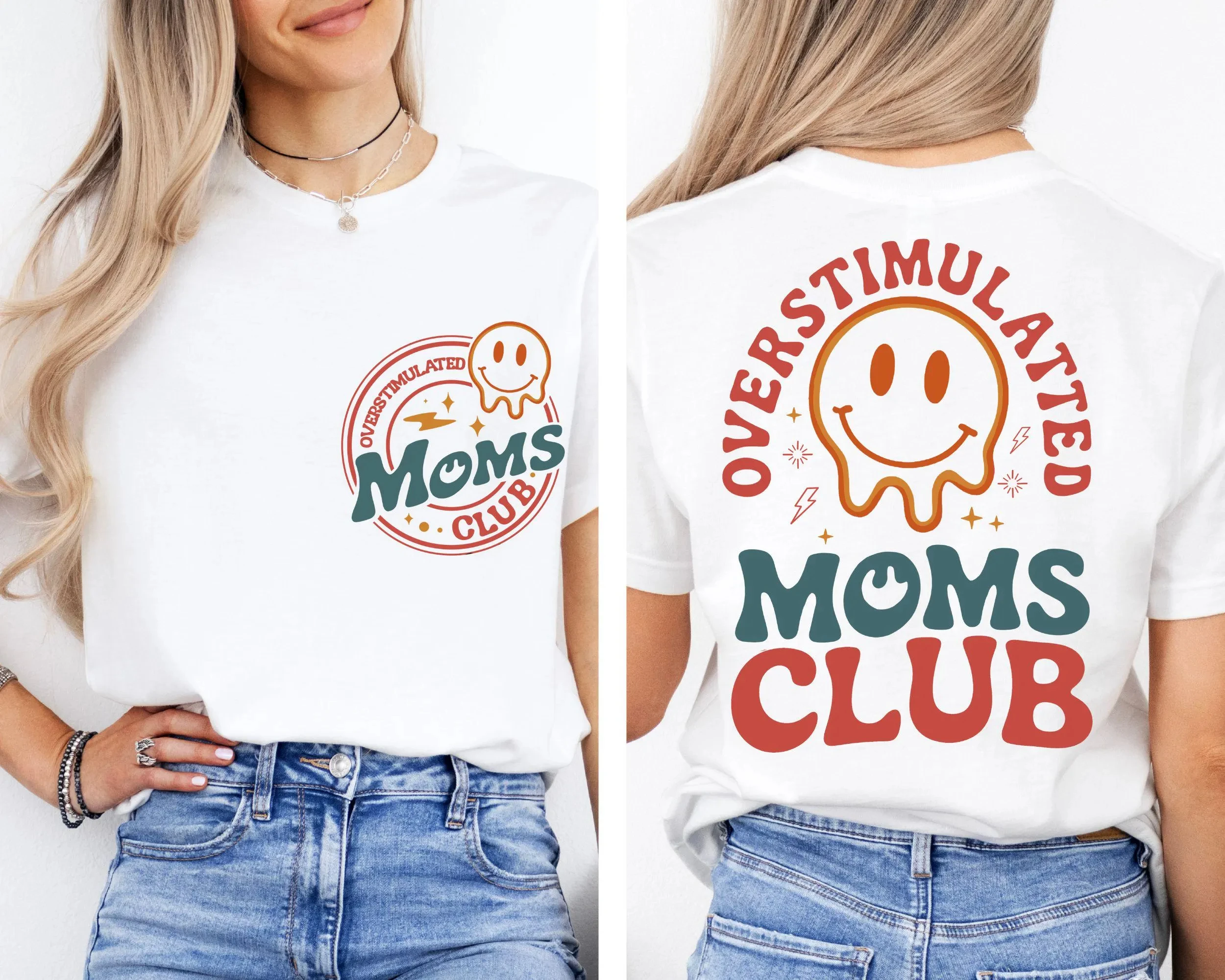 

Overstimulated Moms Club Shirt Trendy Mothers Day Shirt Mothers Day Gift Mom Life Shirt New Mom Gift Mom to be Shirt