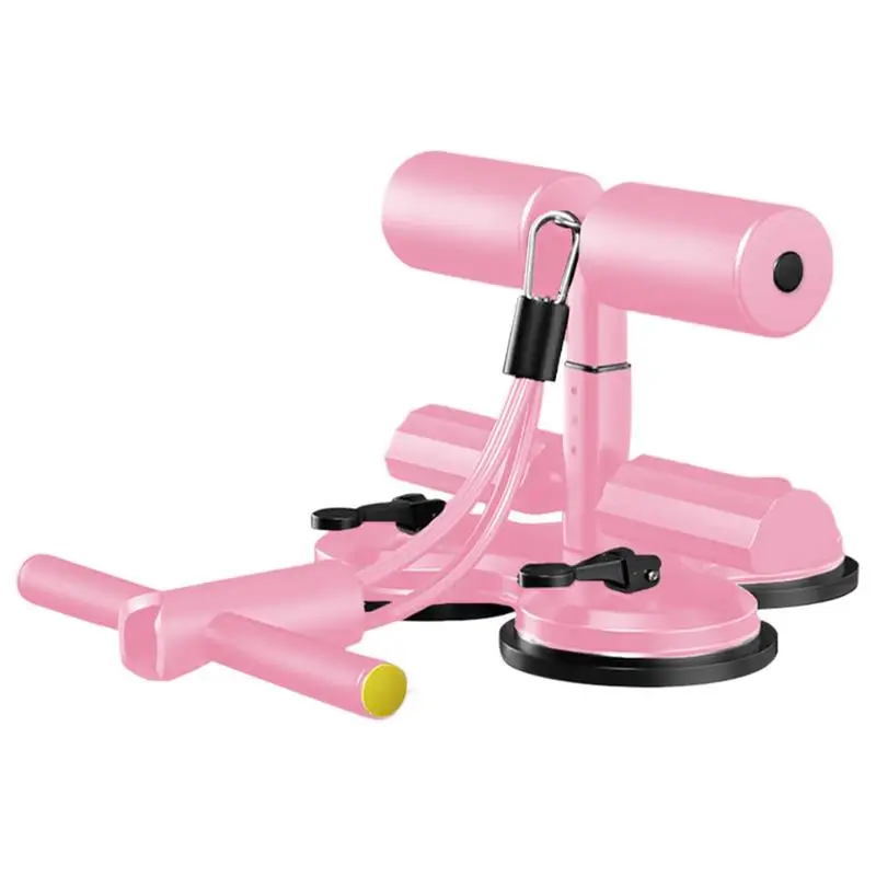 

Sit Up Bar Floor Stomach Exercise Machine Home Gym Equipment With Suction Cups And Resistance Bands For Women And Men