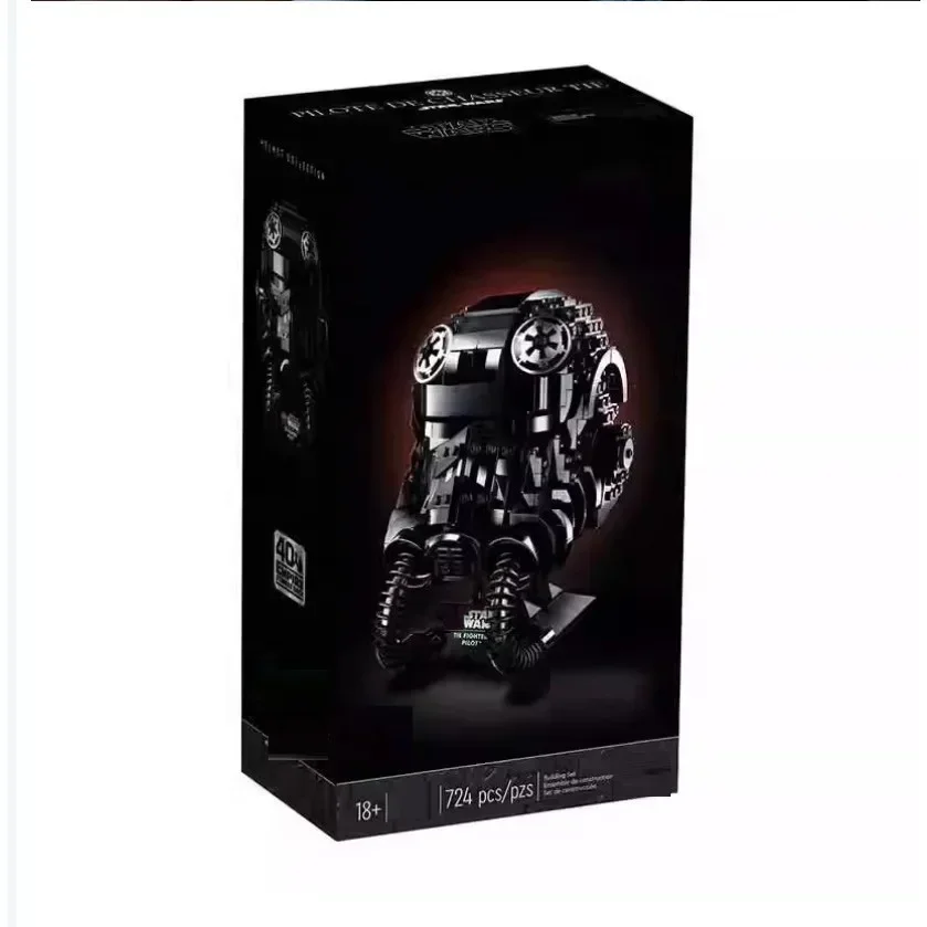 ใหม่ MOC-75274 TIE Fighter PILOT HELMET MOC SpaceShip Battle Building Block สถาปัตยกรรมการศึกษาประกอบของเล่น