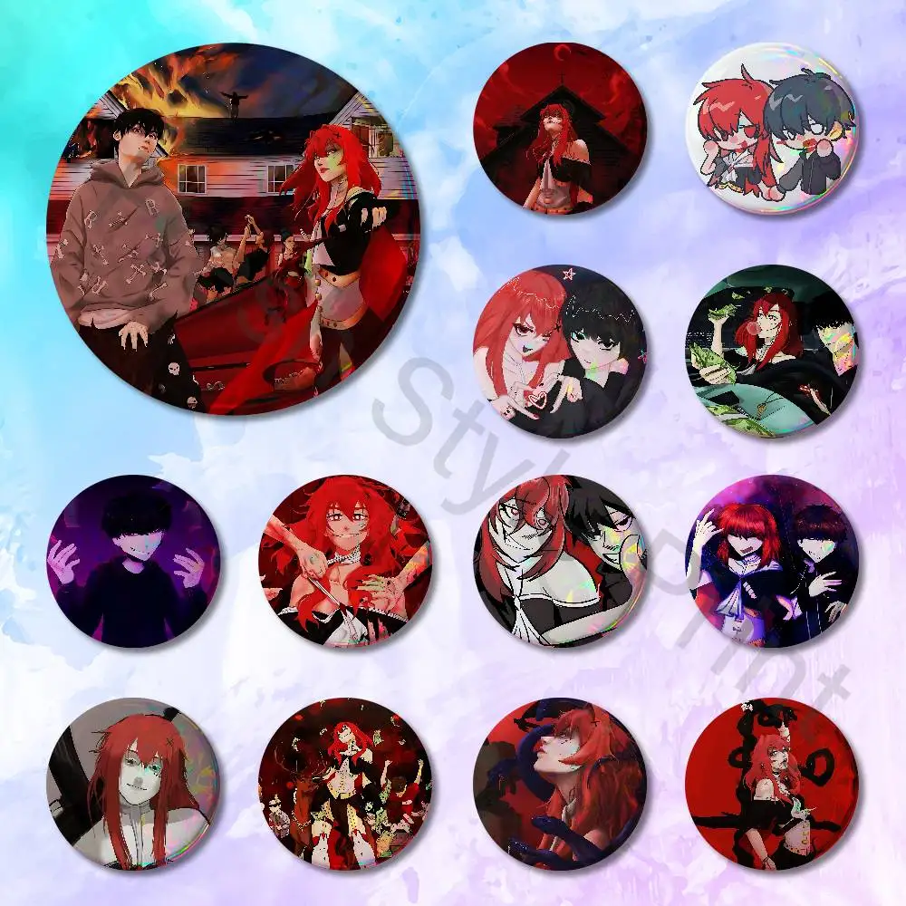 A-Asteria K-Kets4eki PARTY4LIFE Custom Badges 75mm 44mm 25mm Brooch Backpack Hat Enamel Pins Accessories Toys Gifts