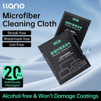 Llano 20pcs Disposable camera computer phone laptop Cloth Lens Cleaning Cloth Anti Fog Wet Wipe Glasses Wet Wipe GlaTissue Scree