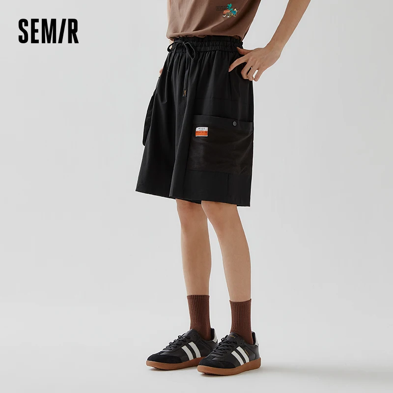 Semir Men Casual Short Pants New Arrival 2024 Summer Simple And Trendy Design Casual Wear Straight-Leg Fit Shorts Men