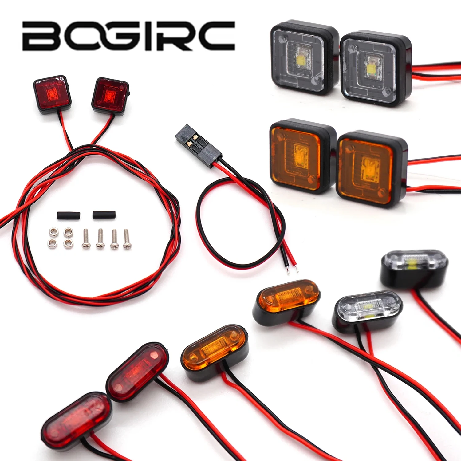 BOGIRC 1/10 1/14 LED Warnleuchte Profilleuchte für RC Auto Traxxas Trx4 D90 D110 Rc4wd Scx10 TAMIYA Yikong Rgt Axial DIY Teile