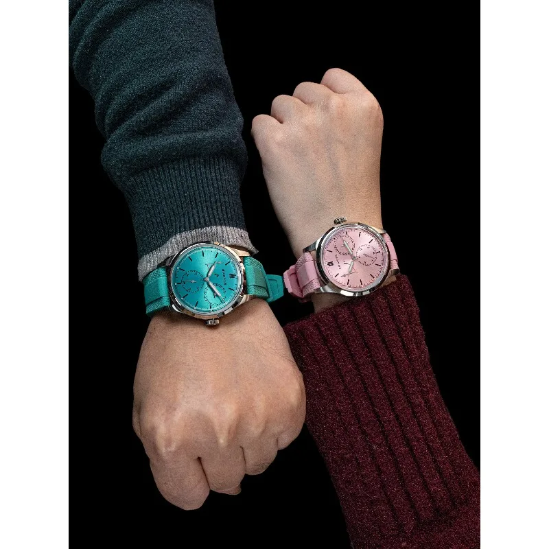 Customized Watch Fully Automatic Mechanical Watch Energy Storage Display Bubble Mirror Silicone Waterproof Men's Watch