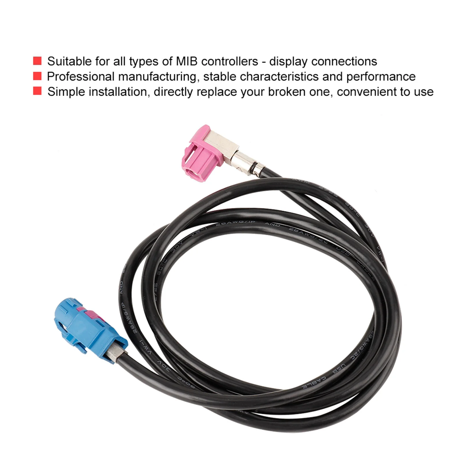 Car Audio Cable Car LVDS Video Line Cable Fit for Mercedes Benz Navigation GPS Audio Car LVDS Video Line Car LVDS Video Cable