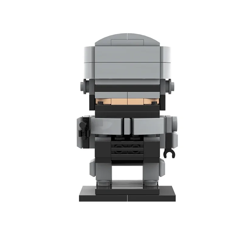 

Gobricks Военный вооруженный робот ED-209 Город Механические военные полиции Фигурки Будущие строительные блоки Фильм RoboCoped Игрушки Дети Gfit