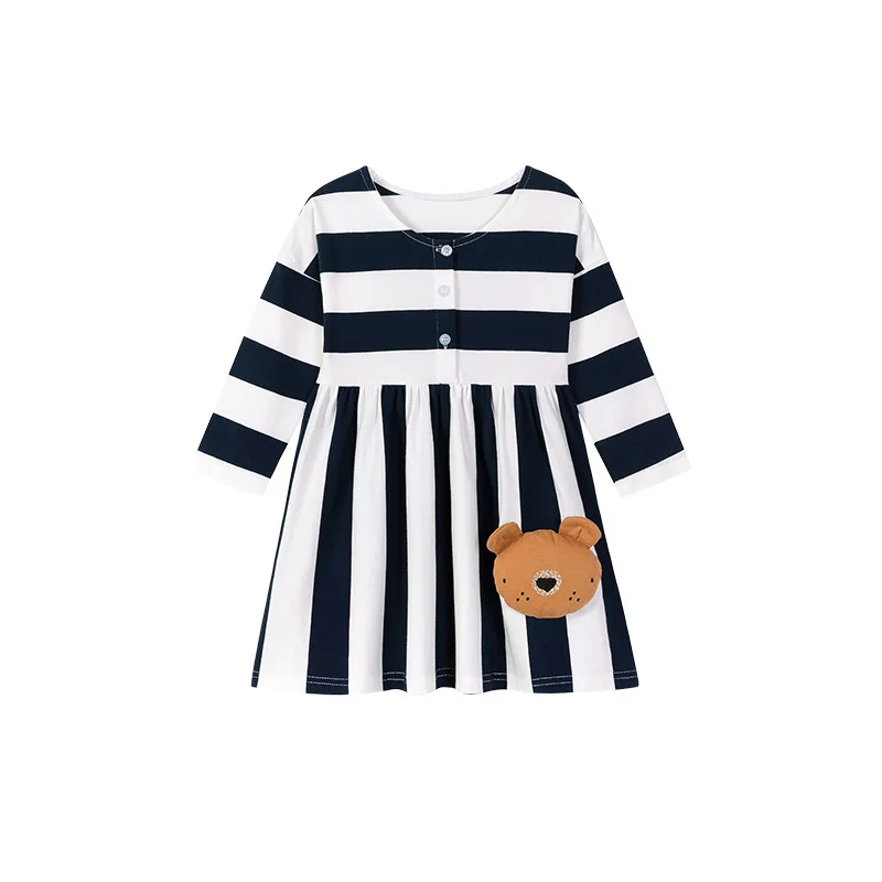 

Children's Skirt Wholesale Autumn Girls Dress Cute 3D Doll Children's Dress