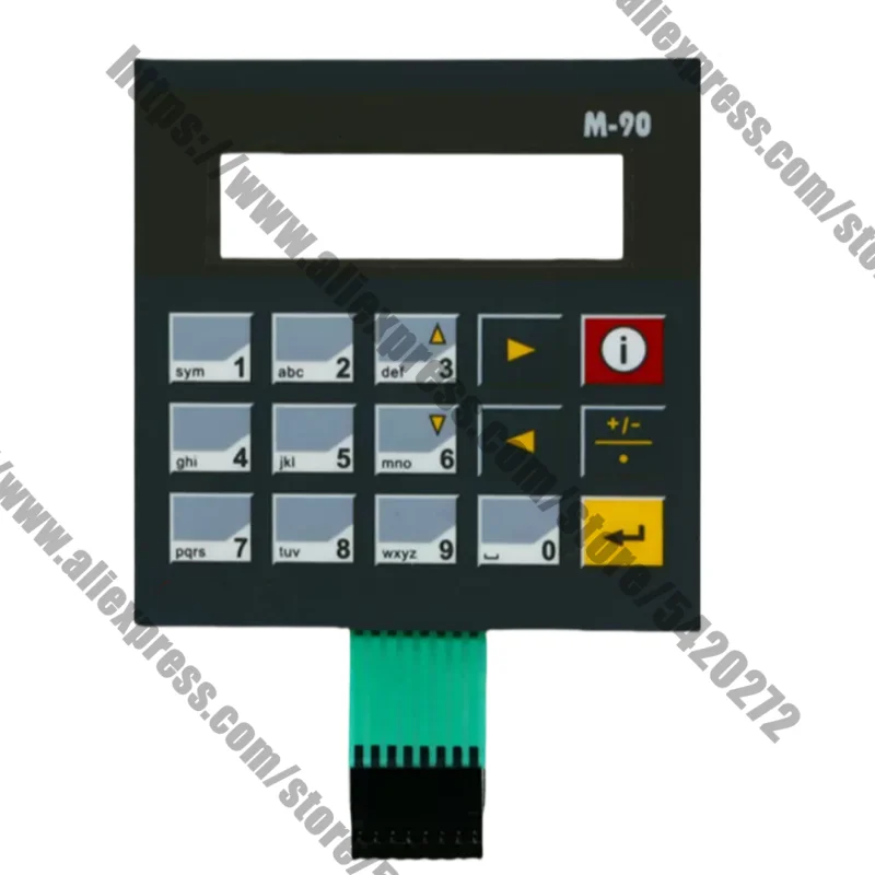 

New M-90 M90-R1-CAN Membrane Keyboard Button Keypad