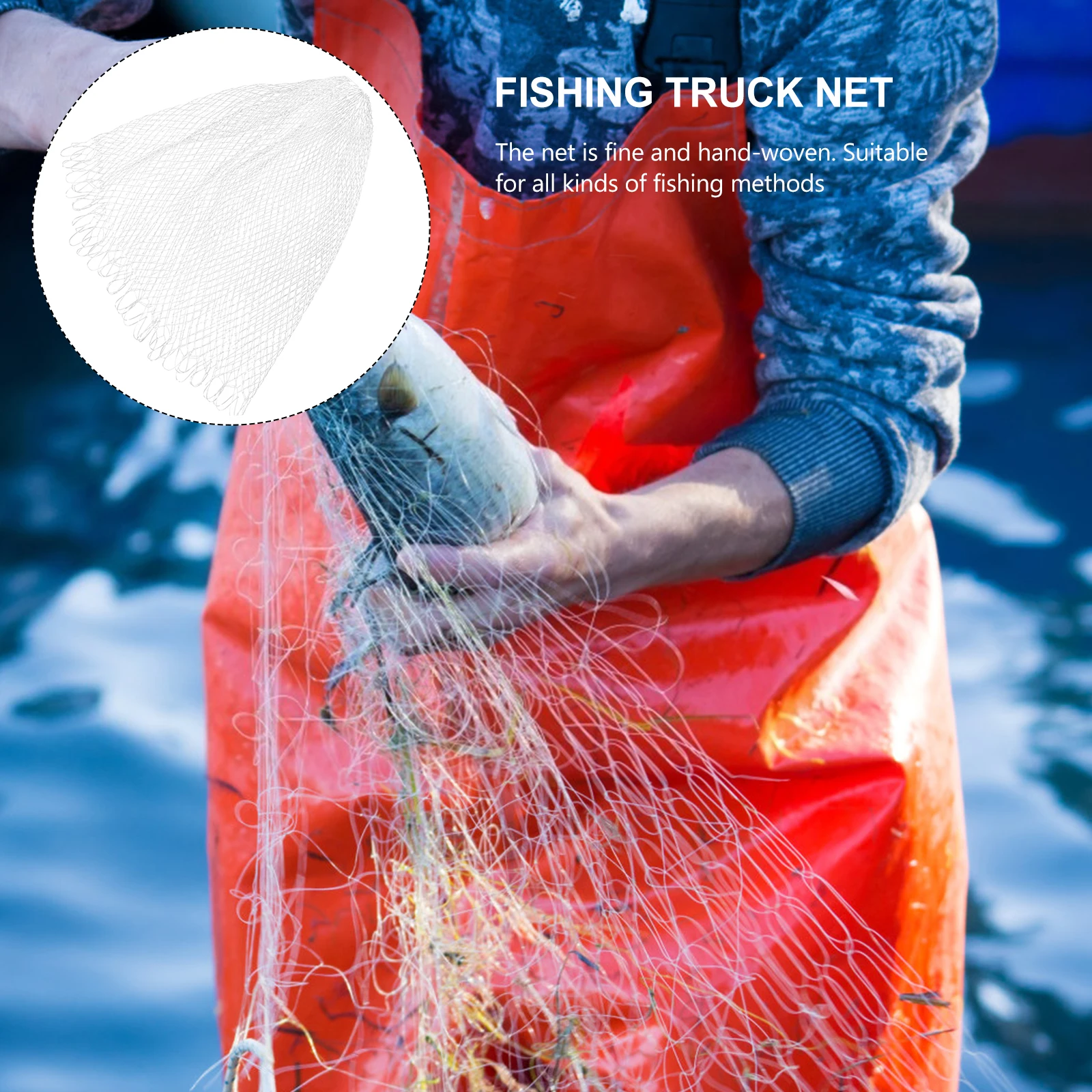 

Nets Nylon Net Portable Foldable Fishing Dip Net Head Lightweight Seawater River Boat Fishing Equipment Small Size