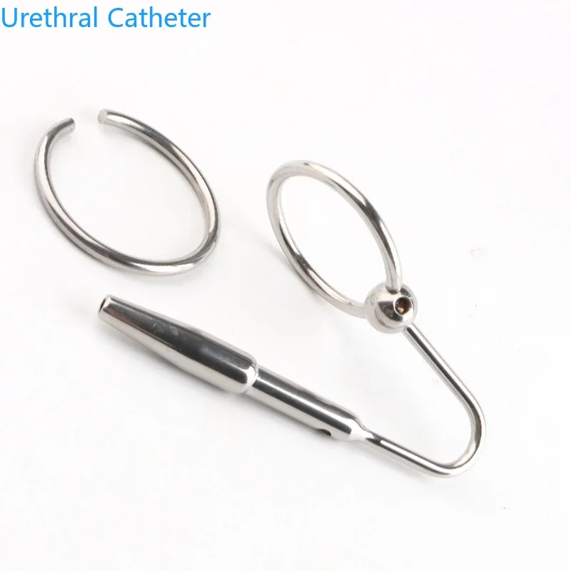 Delayed Ejaculation Sex Toy for Men Gay Masturbation Rod Sounding Penis Plug Insert Urethral Catheter Urethral Catheter Dilator