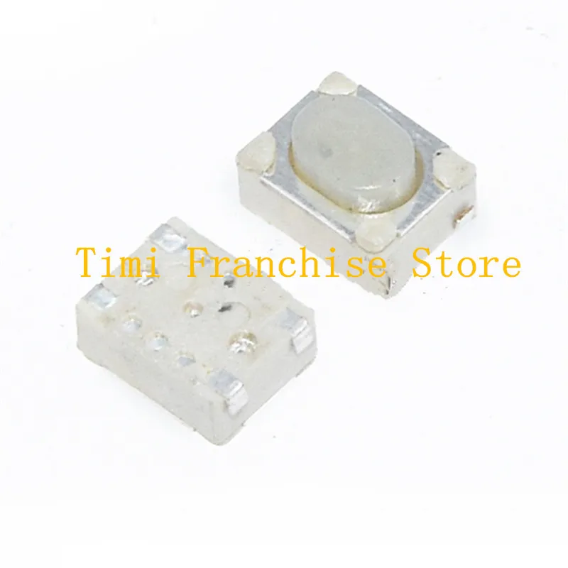 1000PCS 3X4X2.5MM 3X4 SMD Tactile Tact Push Button Switch 3*4*2.5H 3*4 4Pin Touch Micro Switch white Wrap Foot