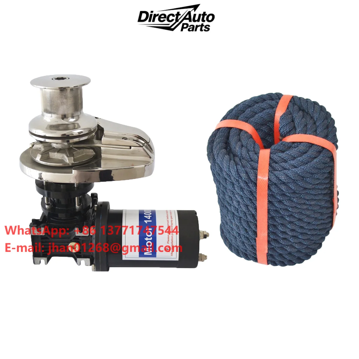Hot Sale 12V or 24v Electric Capstan Winches Stainless Steel Sailboat Vertical Anchor Winch Windlass