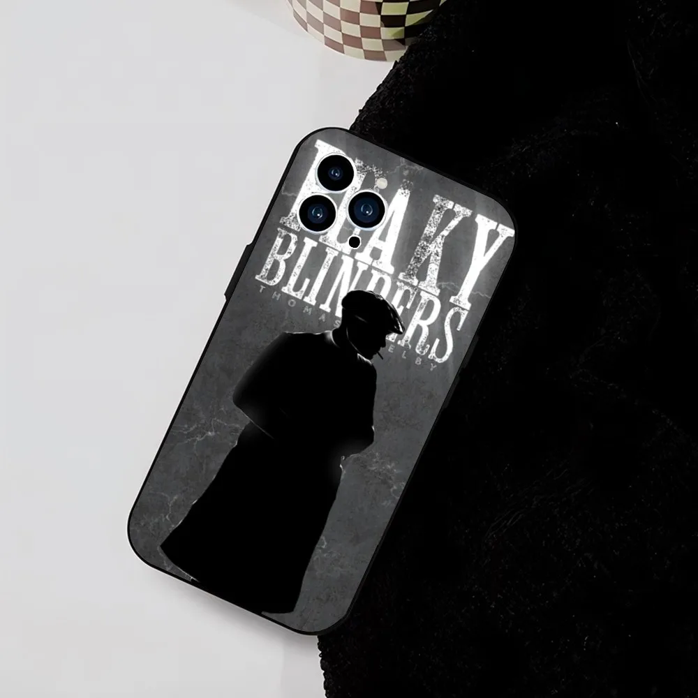 T-Thomas S-Shelby P-Peaky B-Blinders Phone Case Silicone Soft For IPhone 16 15 14 13 12 11 X XR Plus Pro Max Plus