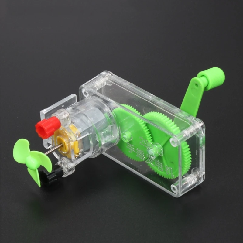 Generator Hand Crank Electricity Toy Diy Experiment Science Emergency Kit Experimental Physical Invention Experiments Scientific