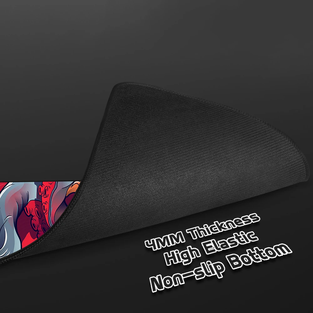 Waterproof Gaming Mouse Pad 45*40cm Gamer Professional E-Sports Mousepad Octopus Balance Computer Mouse Mat Premium Keyboard Mat