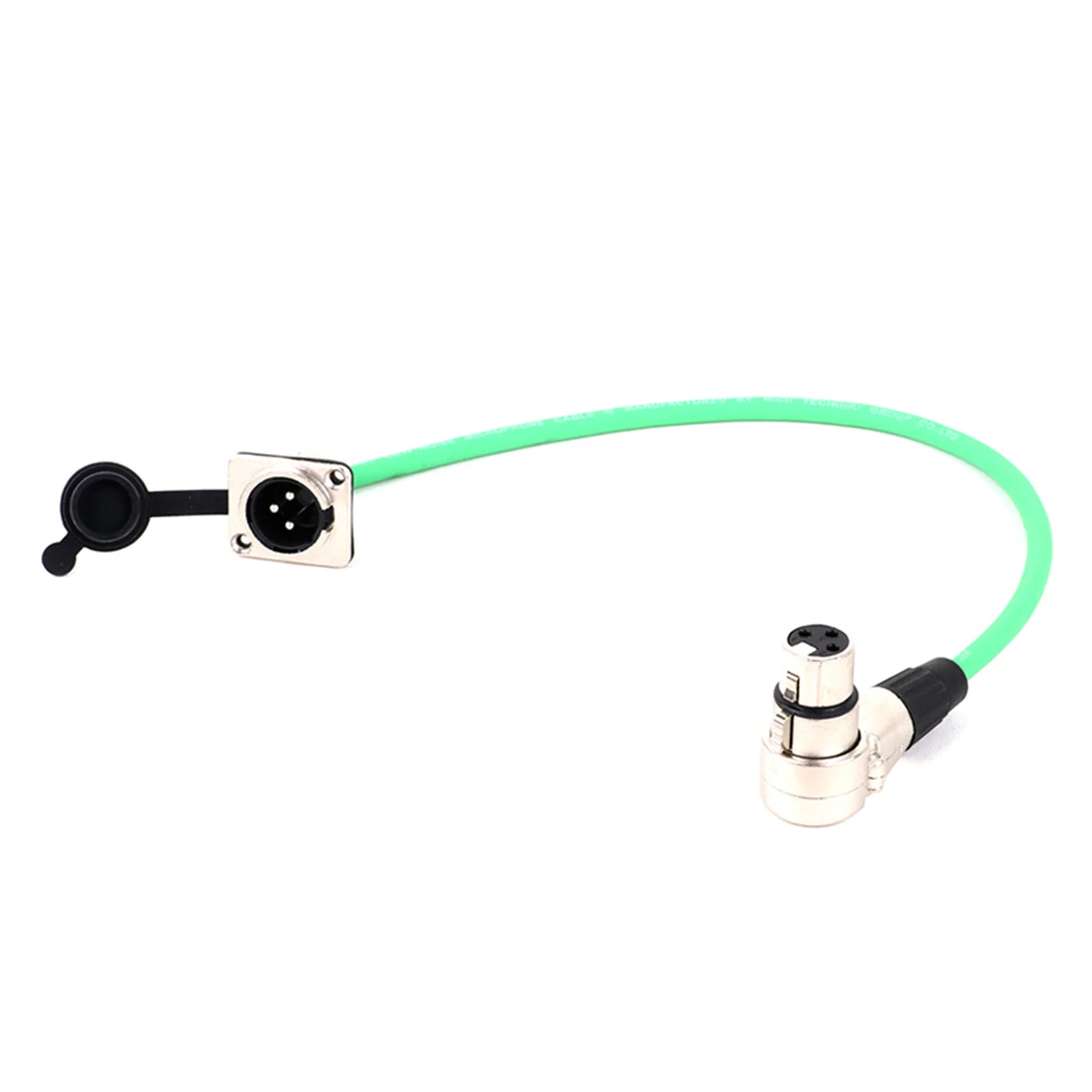 XLR Cable 3Pin D-Type XLR Male Panel Mount to 3PIN XLR Right Angle Female Connector Multicolor Cord for Microphone Mixer 0.3-15M