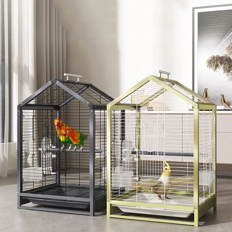 Nests Fences Bird Cages Animal Breeding Stand Feeder Perch Swing Drinker Bird Cages Decoration Accesorios Aves Bird Supplies