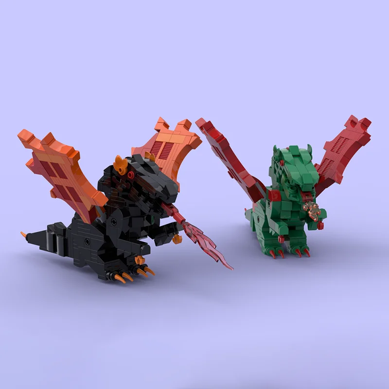 756 قطعة MOC التنين الكلاسيكي قلعة نموذج اللبنات هدية الكريسماس العمارة تجميع لعبة لتقوم بها بنفسك فكرة التعليم الطوب #4