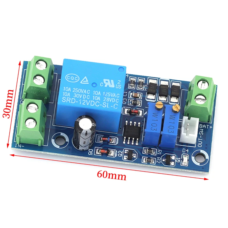 DC 12V Battery Over-Voltage Cut Off Disconnect Switch Under-voltage Charging Automatic Connect Adjustable Charge Controller