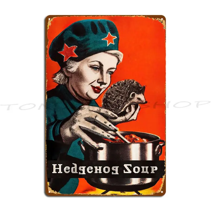 Crabs Ussr 1950s Food Soviet Vintage Poster Metal Sign Poster Designing Party Club printed  Tin Sign Poster