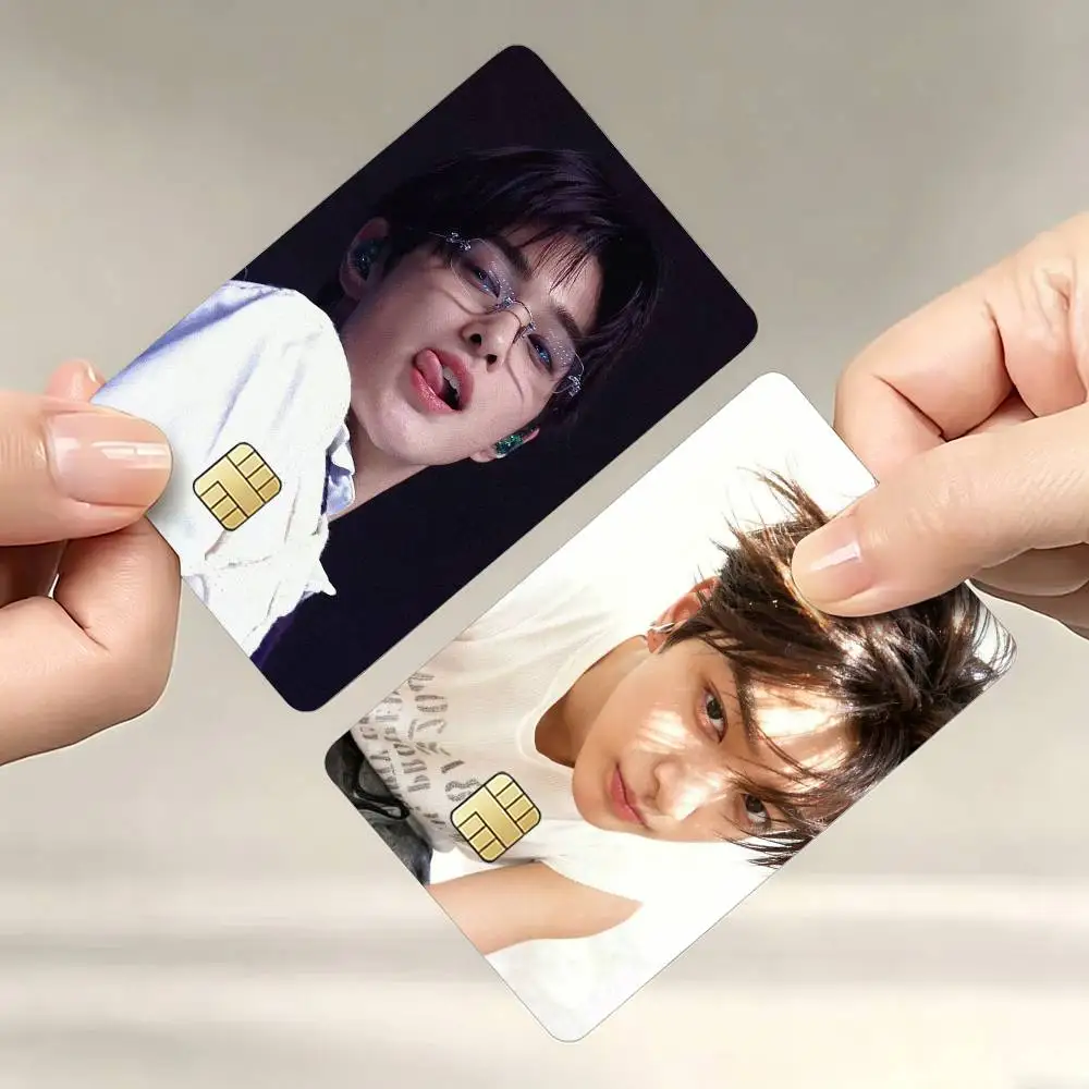 

K-Keonho Visual Maknae Credit Card Skin Stickers For VISA Bank Bus Metro Access Card Protective Film Cover Sticker
