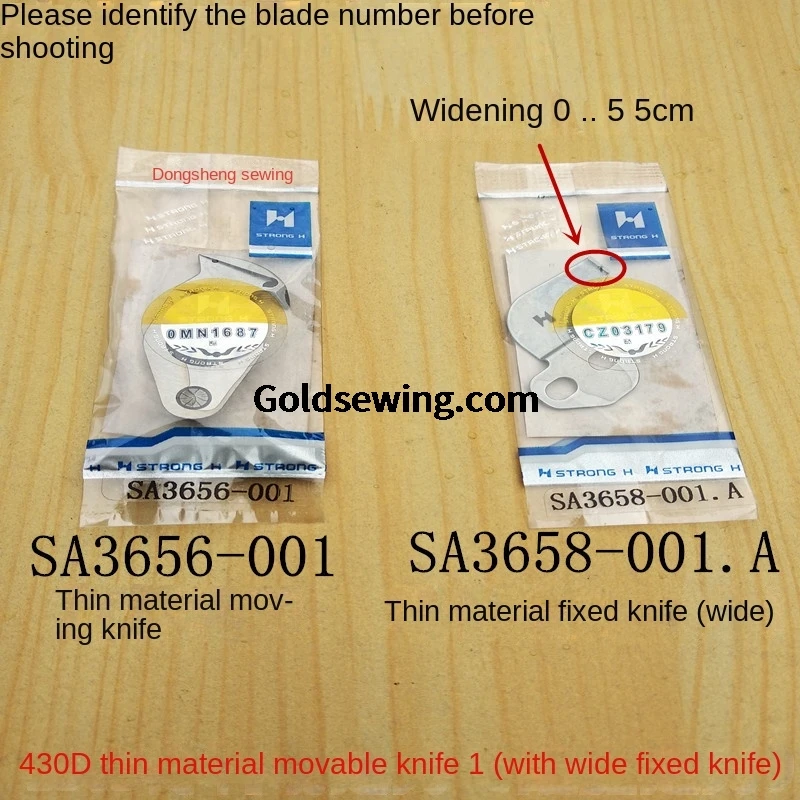 1PCS SA3656-001 SA3658-001 SA3658-001.A SA3330-001 SA3335-001 SA7944-001 SB1189 Strong H Blade for Brother 430D KE-430D 438D Sew