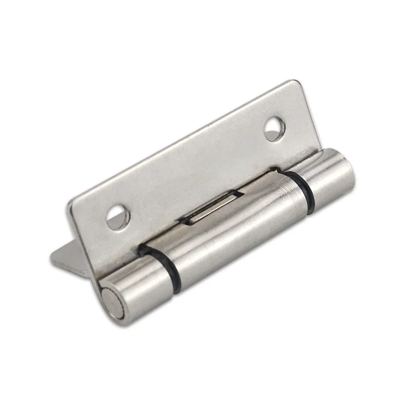 2pcs Stainless Steel Flat Twisted Hinge for Industrial Electrical Machinery Equipment Hardware Accessory for Distribution Box