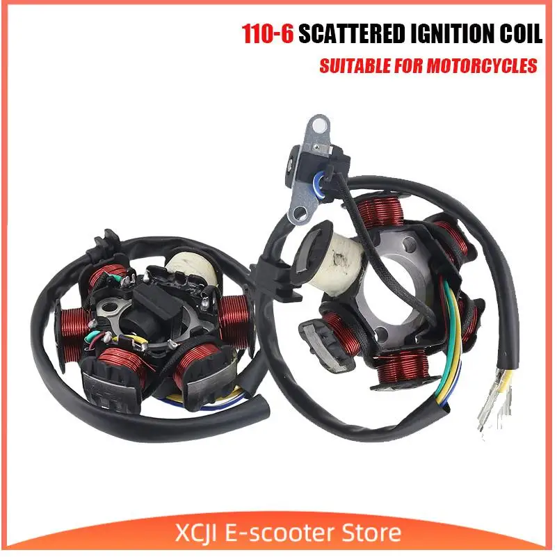 NewMotorcycle Ignition Stator Magneto Coil For GY6 49cc 50cc 110cc 125cc 150cc 139QMB 147QMD 152QMI 157QMJ Scooter Moped