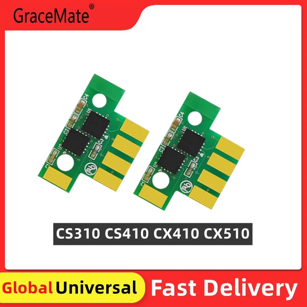 

Global Universal Toner Chip for Lexmark CS310n CS410n CS510de CX410e CX510de Cartridge Refill Reset