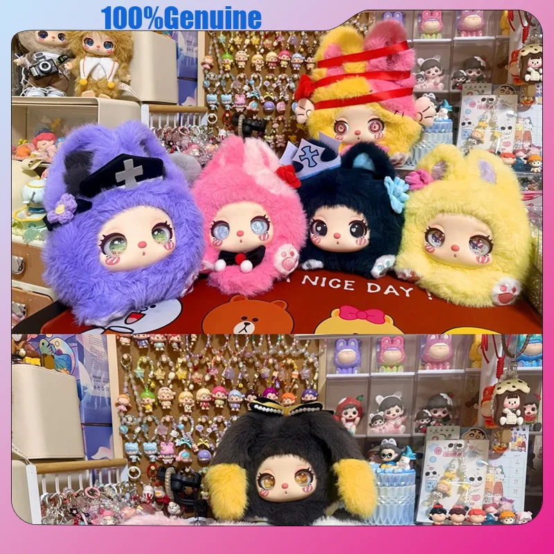 

Новая оригинальная сумка Liila'S Marshmallow Bunny, серия слепая коробка, детская три мягких виниловых милых фигурок куклы, коллекция Mystery Box, подарки