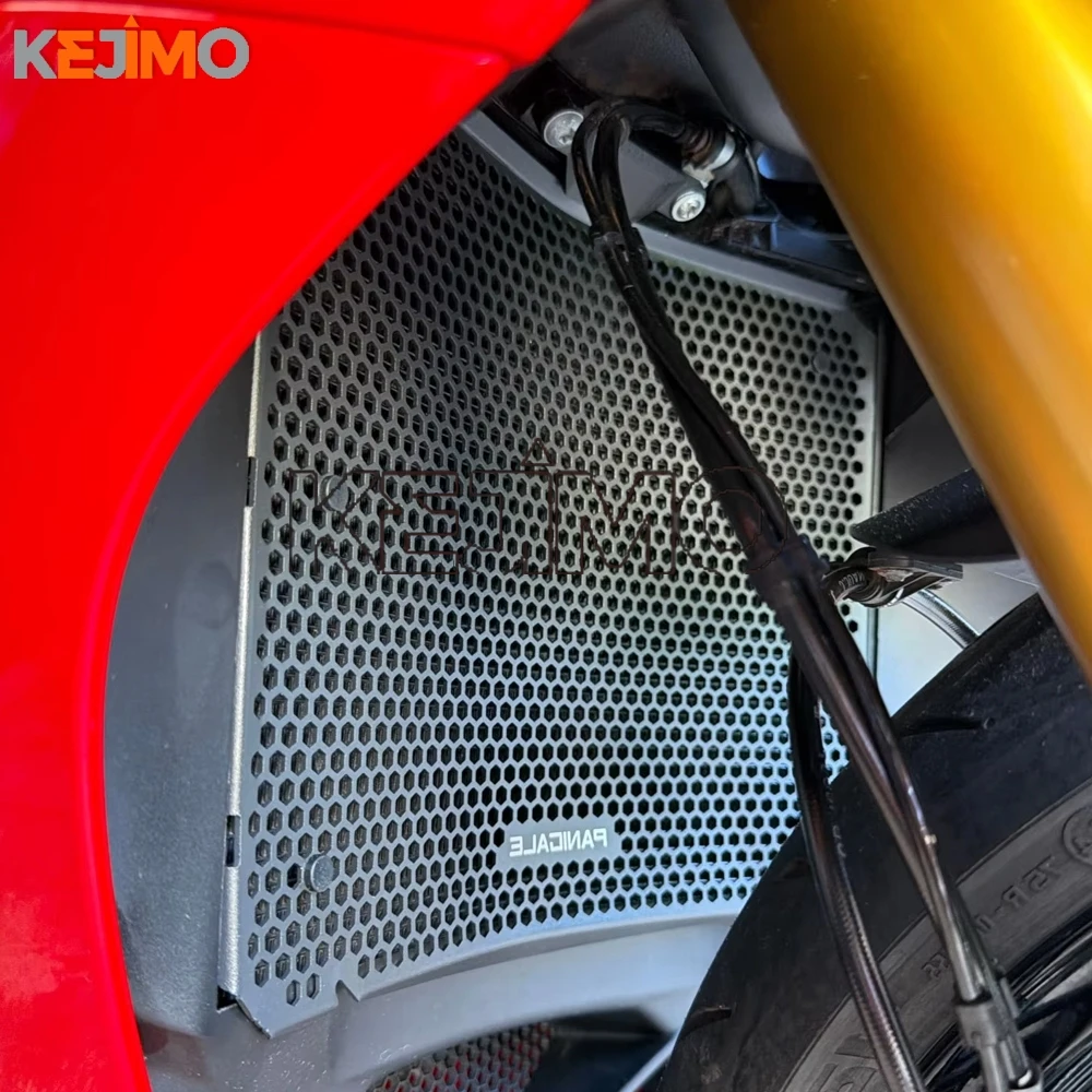 Motorcycle CNC Aluminum Radiator Grille Protection Guard Protector For Ducati Panigale V2 V2S 2025 2026 PanigaleV2 Accessories