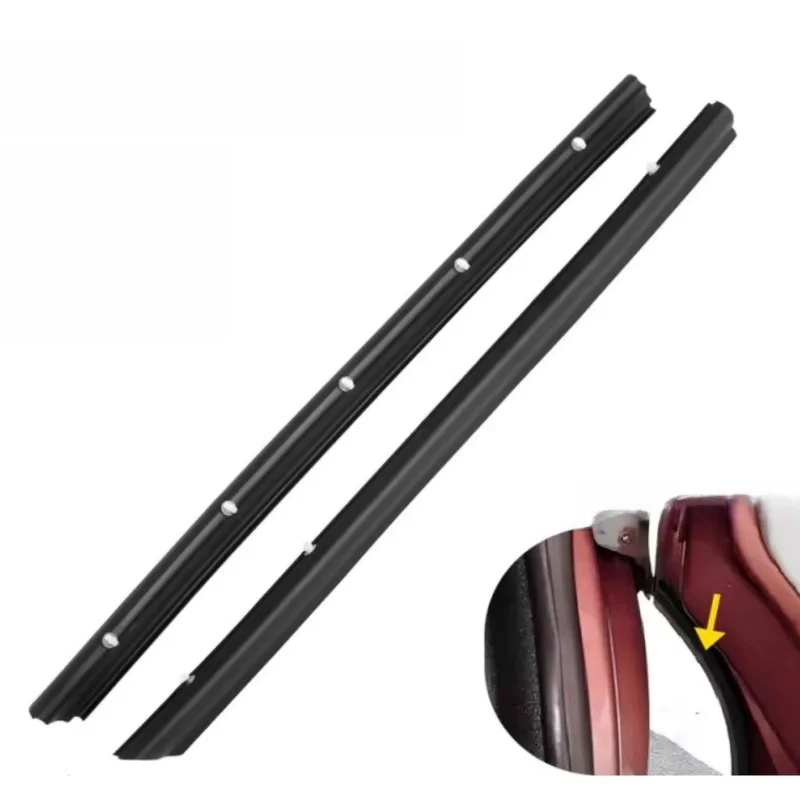 2PCS Front Door Gasket Seal Rubber Trim For VW Transporter T5 T5.1 T6 Gasket Rubber Seal Front Left And Right Car Seal Strip
