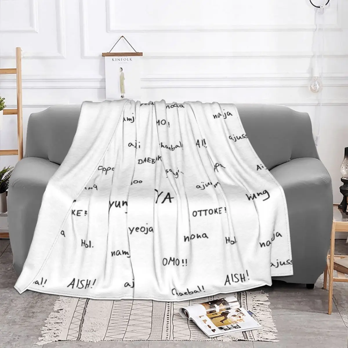 Kdrama Vocabulary Quilt Bed Blankets Quilt For Bed Blankets And Blankets Throw Blanket