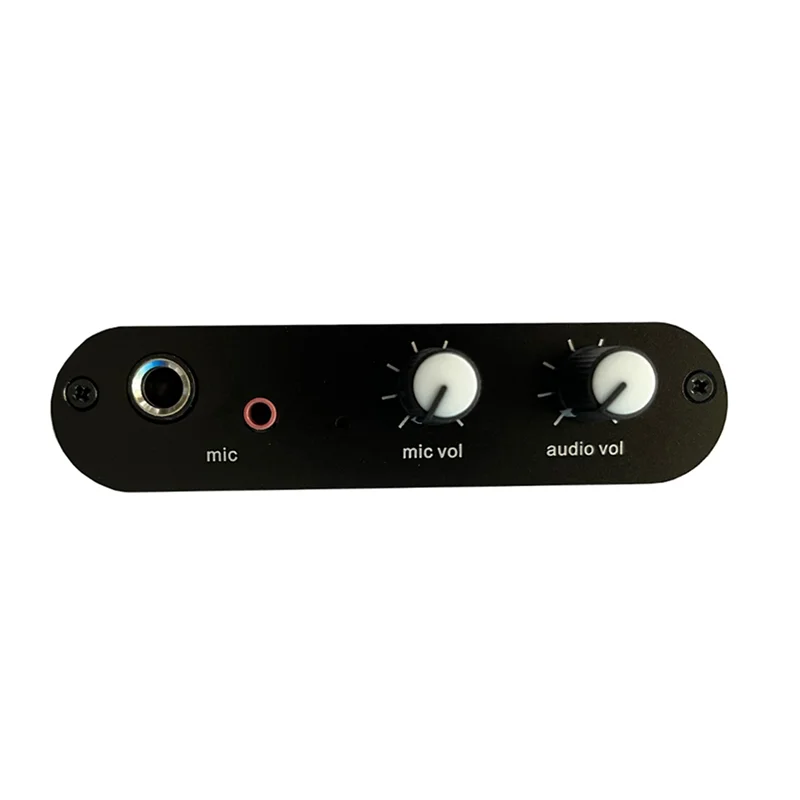 CJSD-2X 6.5Mm Dynamic Microphone 3.5Mm Condenser Microphone Headphone Amplifier Audio Preamplifier Mixing Board MA-2S