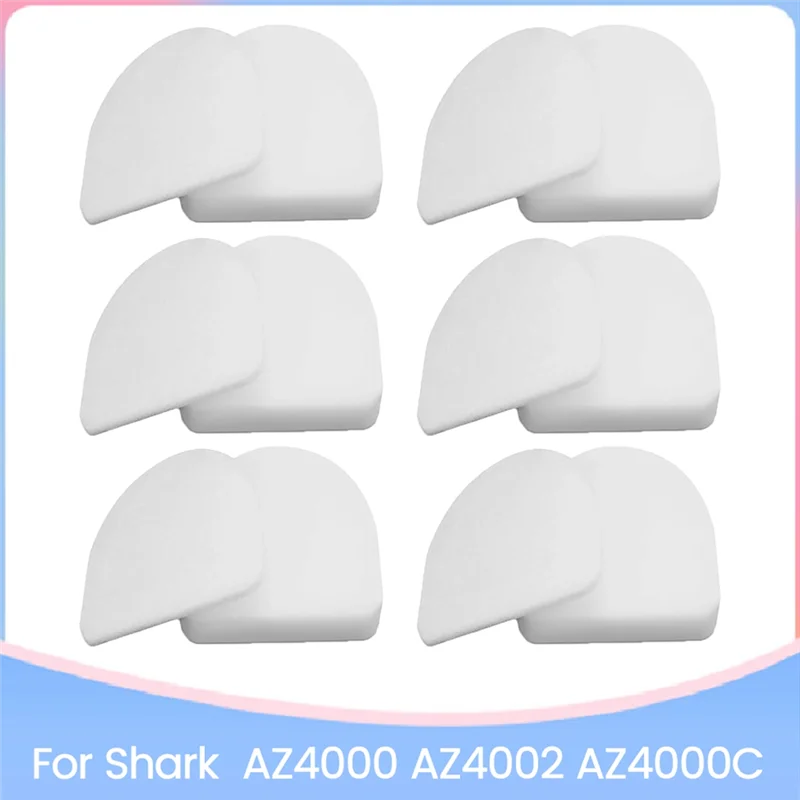 

T99C-6PCS Replacement Filter Foam & Felt For Shark Detect Pro Max Upright Vacuum AZ4000 AZ4002 AZ4000C Vacuum Attachment