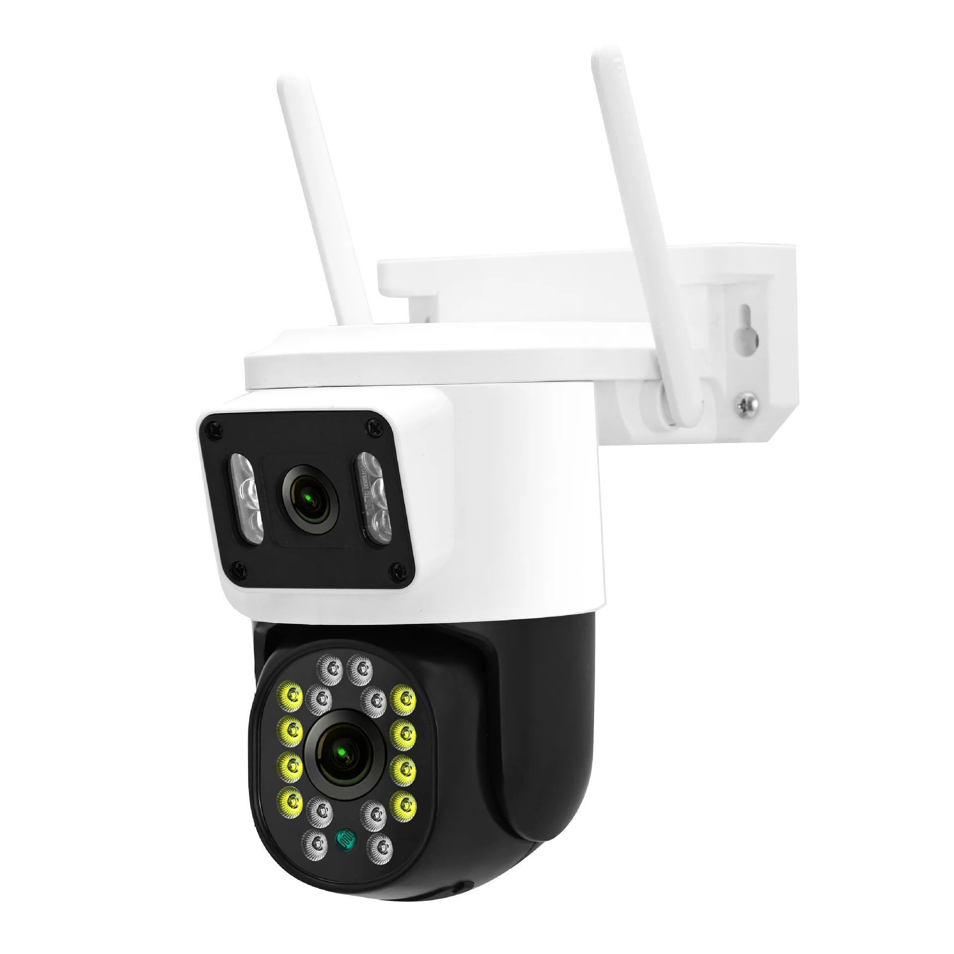 

Беспроводная Wi-Fi камера-бинокль для улицы, водонепроницаемая, с двойной камерой 360 градусов, ночным видением и функцией безопасности