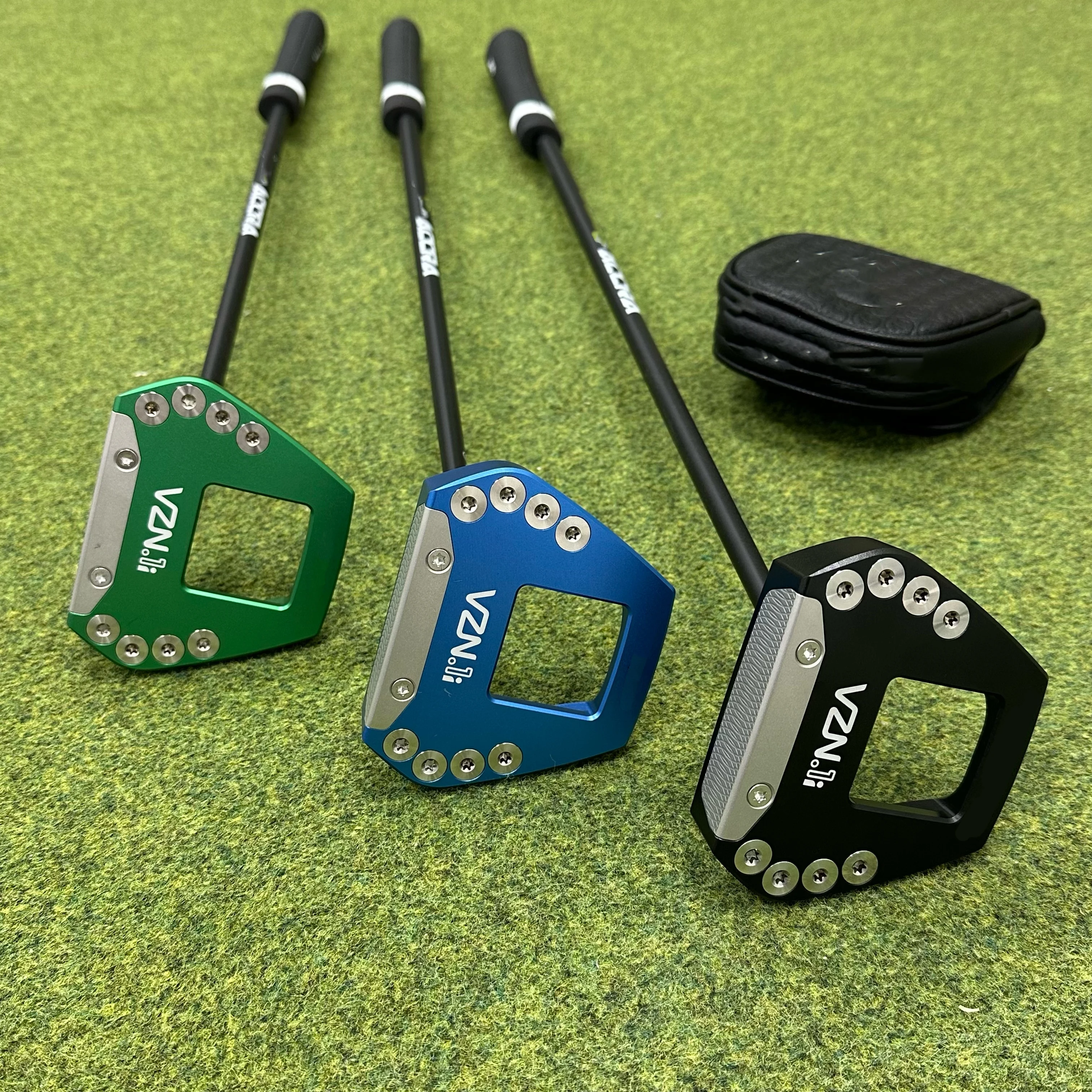 VZN.1i Zero Torque Golf Putter, Accuracy 32/33/34/35/36 Inch, Shaft Options Include ACCRA Carbon Fiber or Solid Black Steel.