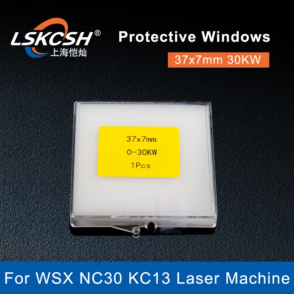 LSKCSH 10pcs/Lot High Quality Fiber Laser For Pt/Bodor Protective Windows Lens P0595-61551 P0595-58601 0-30KW 37*7mm