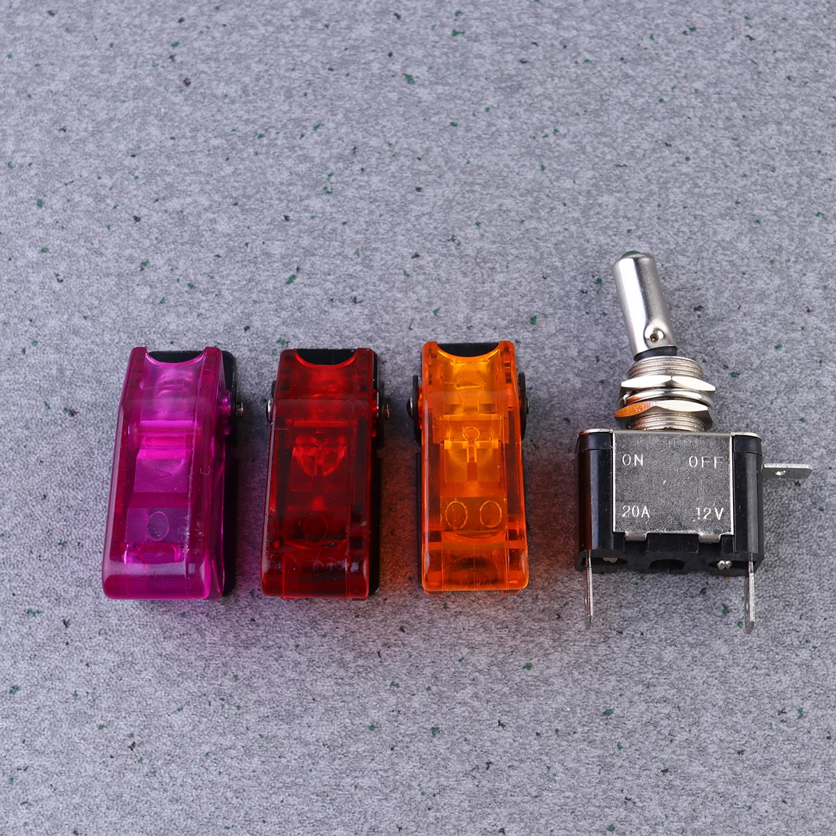 

2 Pcs LED Fog Light Switch Power Button Foglamp On-off 12V ASW-07D Toggle Refit