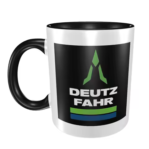 Deutz Fahr Logo Merchandise Mug Funny Ceramic Coffee Cups Tea Mugs Milk Cup Drinkware Gift for Friends