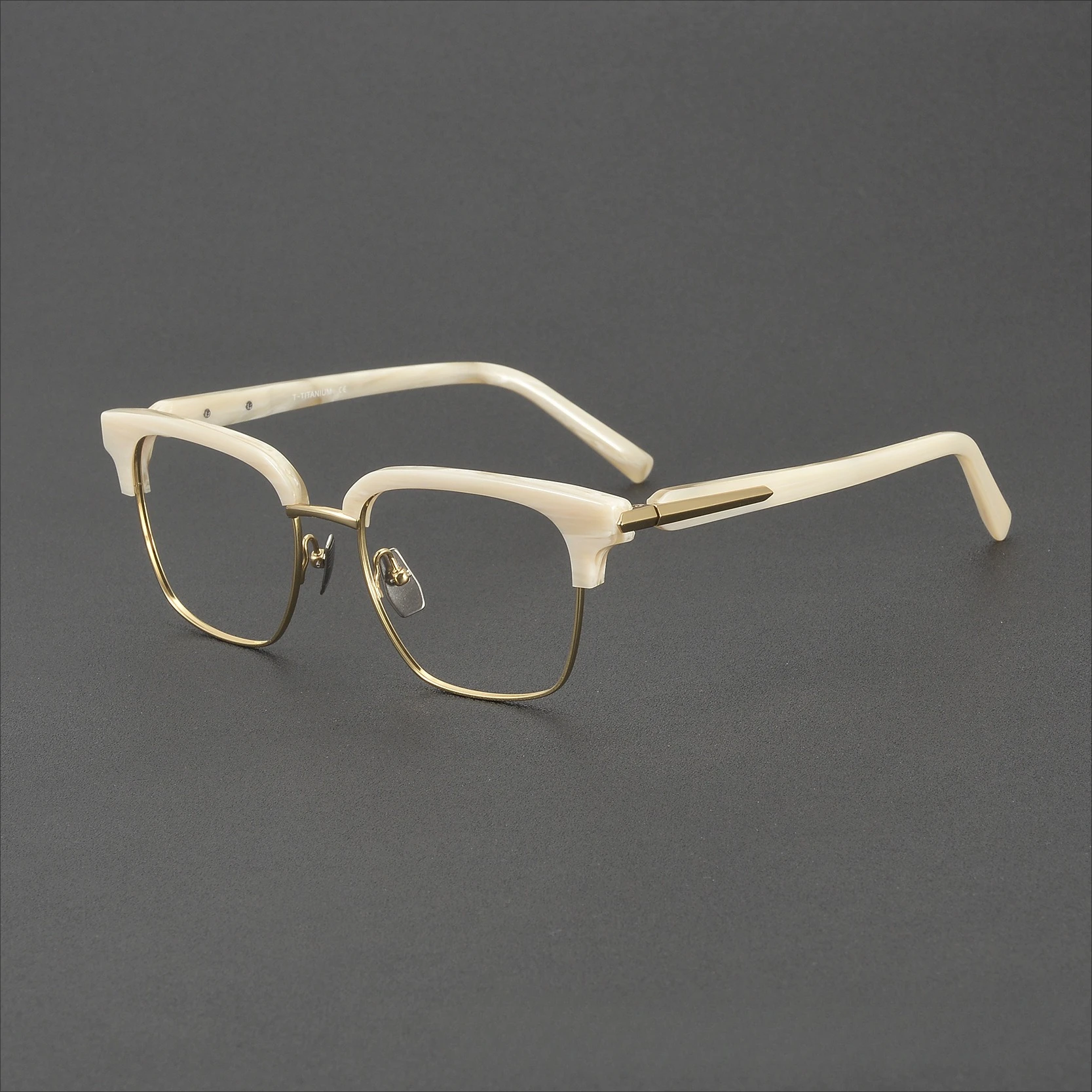 Fashion Large Frame Business Browline Men Glasses Frame Luxury Brand Design Women Reading Computer Prescription Optical Eyeglass