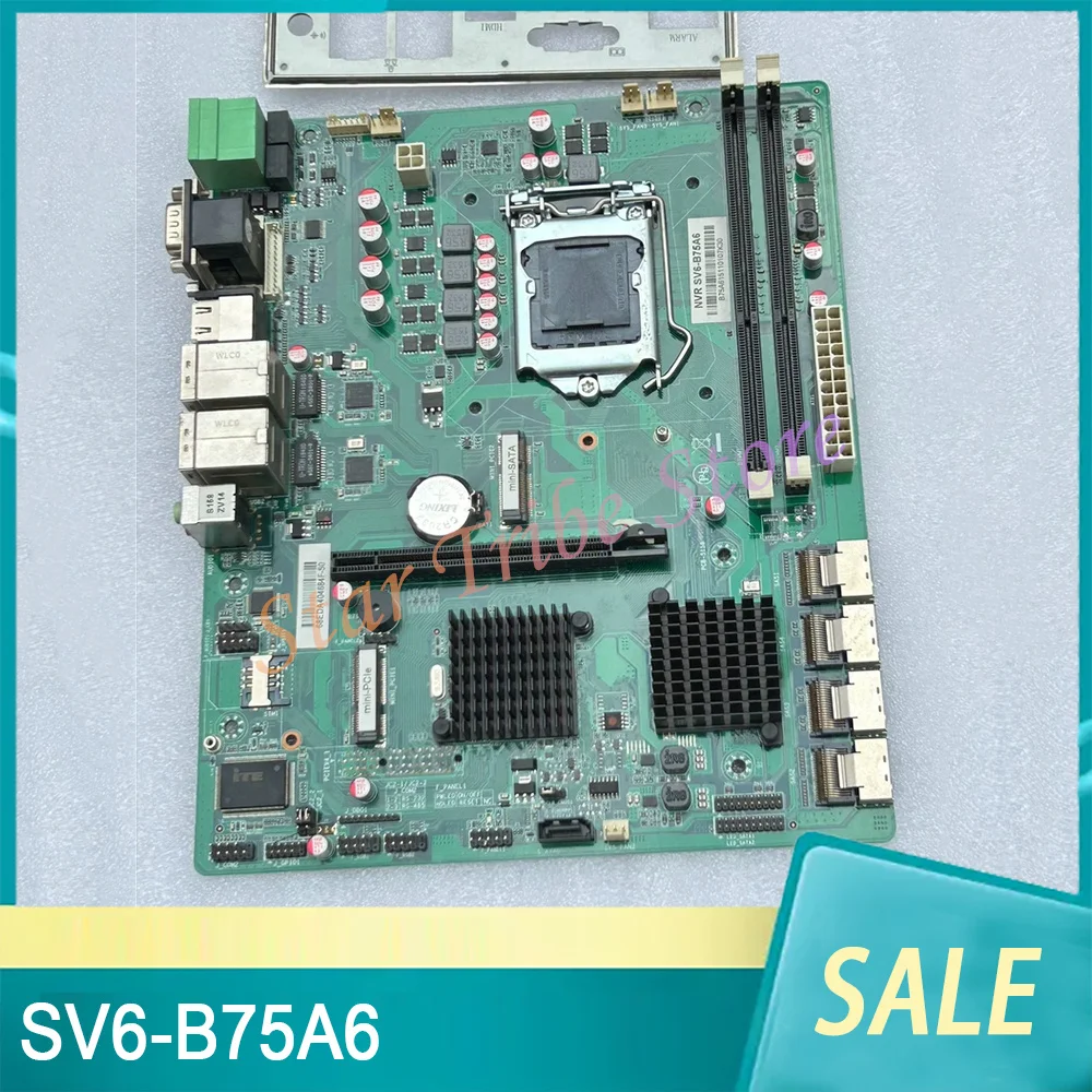 Tarjeta Madre para Servidor SV6-B75A6, Doble Tarjeta de Red Gigabit, Chipset B75, LGA1155