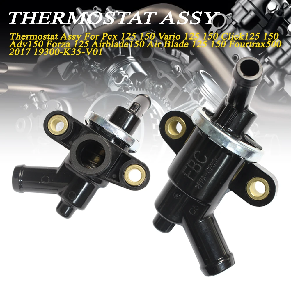 

Thermostat Assy For Pcx / Vario/ Click 125 150 Adv 150 Forza 125 Airblade 125 150 Fourtrax 500 2017 19300-K35-V01