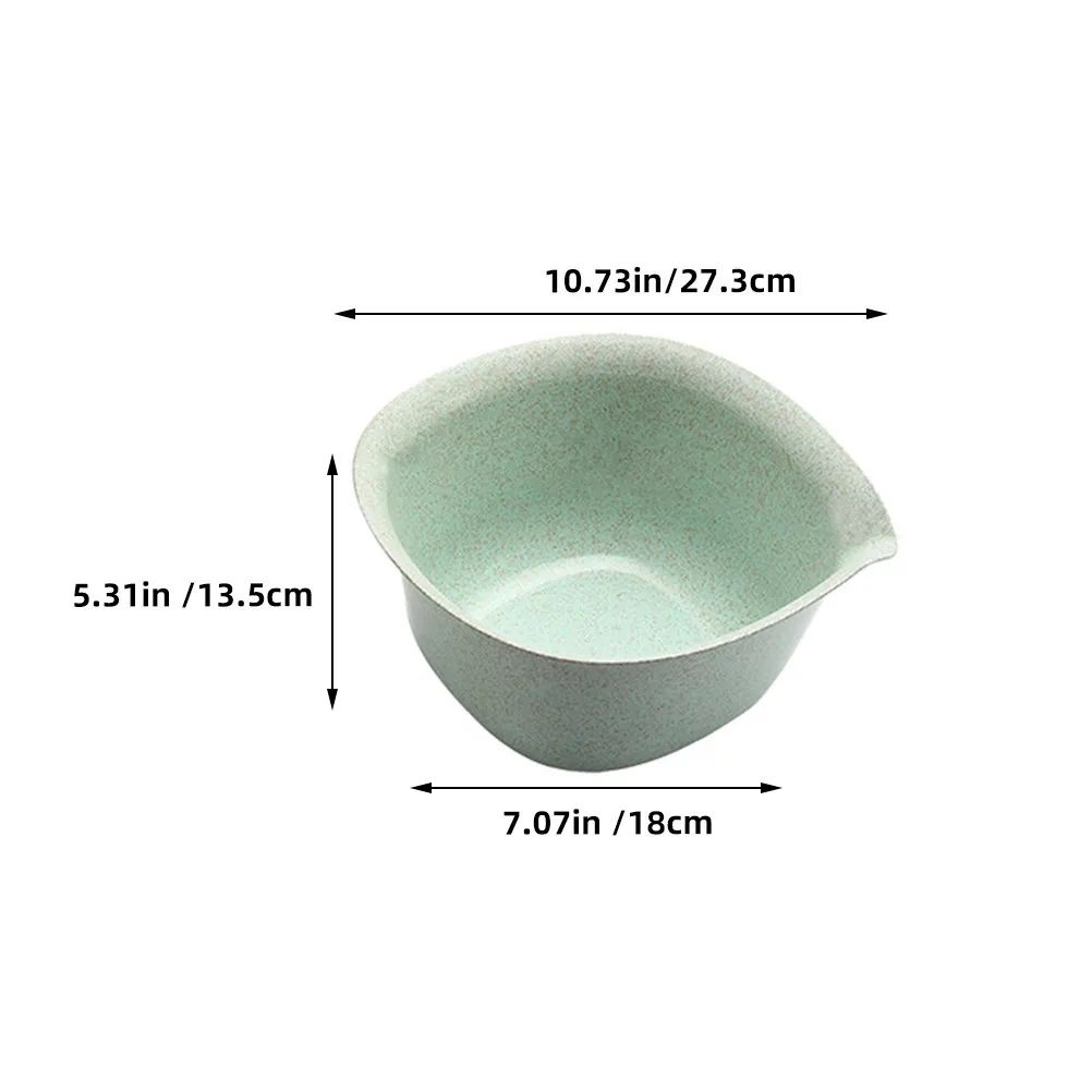 1Set Manual Citrus Juicer Bowl Set PP Material Non-Slip Lemon Reamer with Colander for Kitchen Juice Squeezing Fruit Pressing