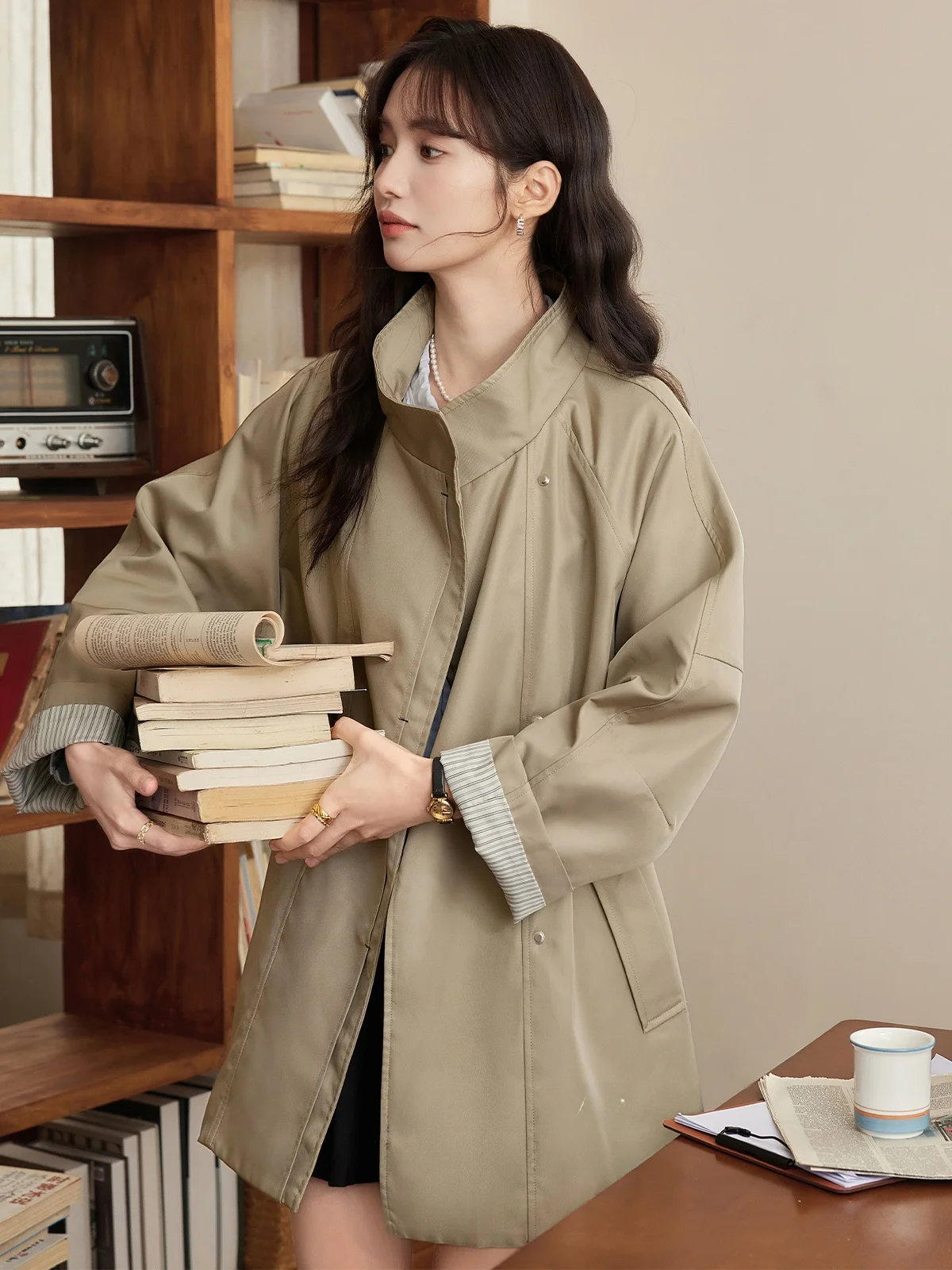 

ort i Color Women's Windbreaker Jaet Autumnal Marais Sle by Lu Xiang Nang Spring 2026 Faion High-End Feel Casual K...