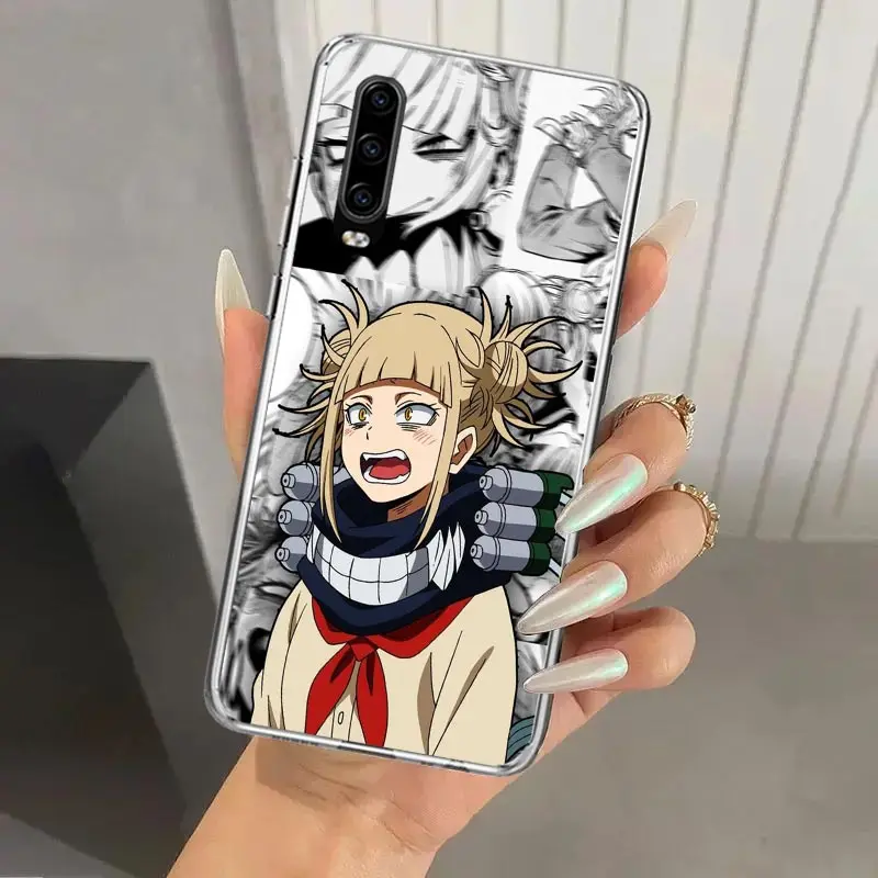 My Hero MHA Himiko Toga Phone Case for Huawei P40 P30 P20 P10 Pro Mate 20 10 Lite P Smart Z Y5 Y6 Y7 Y9S Soft Funda Print Shell