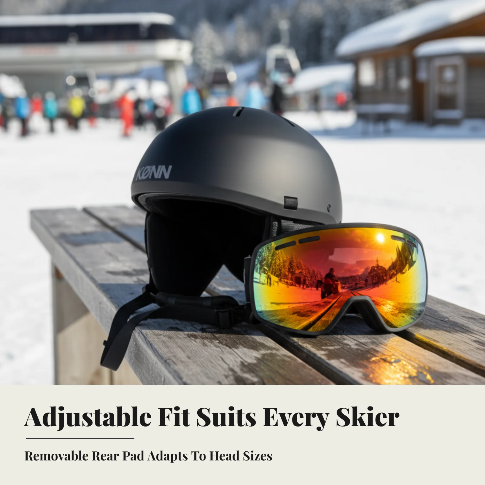 

Ski Helmet, Collision Resistant, Breathable, Warm, Outdoor